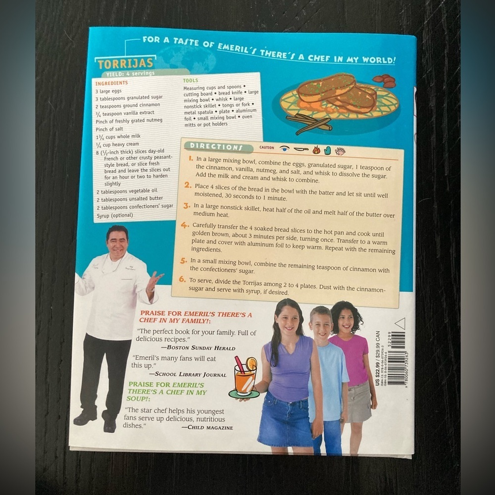 Emeril’s There’s a Chef in my World cookbook - Picture 2 of 14
